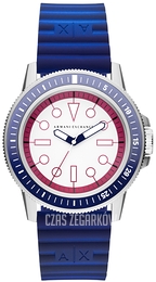 Armani Exchange Leonardo VALUE_INKNOWN Biały/Guma Ø42 mm AX1859