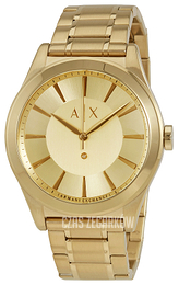 Armani Exchange Nico Żółte złoto/Stal w odcieniu złota Ø44 mm AX2327