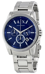 Armani Exchange Smart Niebieski/Stal Ø45 mm AX2509