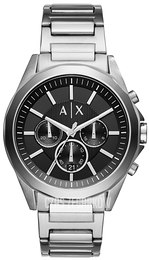 Armani Exchange Drexler Czarny/Stal Ø44 mm AX2600