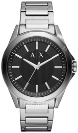 Armani Exchange Dress Czarny/Stal Ø44 mm AX2618