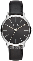 Armani Exchange Dress Czarny/Skóra Ø42 mm AX2703