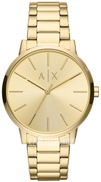 Armani Exchange Dress Żółte złoto/Stal w odcieniu złota Ø42 mm AX2707