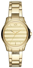 Armani Exchange Dress Żółte złoto/Stal w odcieniu złota Ø35 mm AX5231