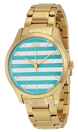 Armani Exchange Dress Wielokolorowy/Stal w odcieniu złota Ø36 mm AX5233