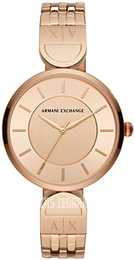 Armani Exchange Dress Różowe złoto/Stal w kolorze różowego złota Ø38 mm AX5328