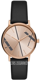 Armani Exchange Lola Różowe złoto/Skóra Ø36 mm AX5571