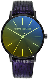 Armani Exchange Lola Niebieski/Skóra Ø36 mm AX5576
