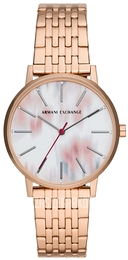 Armani Exchange Lola Wielokolorowy/Stal w kolorze różowego złota Ø36 mm AX5589