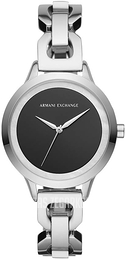 Armani Exchange Harper Czarny/Stal Ø36 mm AX5612