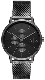 Armani Exchange Cayde Czarny/Stal Ø42 mm AX7129SET