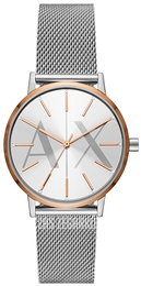 Armani Exchange Lola Srebrny/Stal Ø36 mm AX7130SET