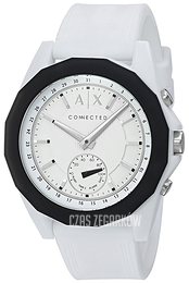 Armani Exchange Smart Srebrny/Guma Ø43 mm AXT1000