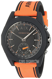 Armani Exchange Smart Czarny/Guma Ø43 mm AXT1003