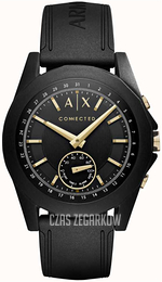 Armani Exchange Connected Czarny/Guma Ø44 mm AXT1004