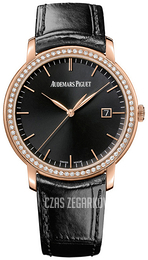 Audemars Piguet Jules Audemars Czarny/Skóra Ø39 mm 15171OR.ZZ.A002CR.01