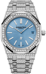 Audemars Piguet Royal Oak Niebieski/18 karatowe białe złoto Ø39 mm 15202BC.ZZ.1241BC.02