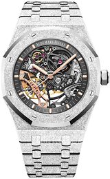 Audemars Piguet Royal Oak Szkieletowa tarczy/18 karatowe białe złoto Ø41 mm 15407BC.GG.1224BC.01