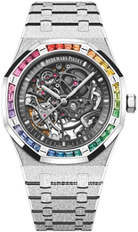 Audemars Piguet Royal Oak Szkieletowa tarczy/18 karatowe białe złoto Ø41 mm 15412BC.YG.1224BC.03