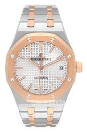 Audemars Piguet Royal Oak Srebrny/18 karatowe różowe złoto Ø37 mm 15450SR.OO.1256SR.01