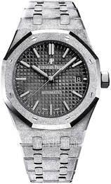 Audemars Piguet Royal Oak Czarny/18 karatowe białe złoto Ø37 mm 15454BC.GG.1259BC.03