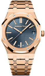 Audemars Piguet Royal Oak Niebieski/18 karatowe różowe złoto Ø41 mm 15510OR.OO.1320OR.01