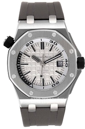 Audemars Piguet Royal Oak Offshore Srebrny/Guma Ø42 mm 15710ST.OO.A002CA.02
