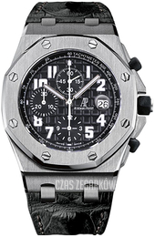 Audemars Piguet Royal Oak Offshore Srebrny/Skóra Ø42 mm 26170ST.OO.D101CR.03