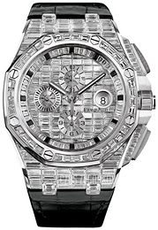 Audemars Piguet Royal Oak Offshore Srebrny/Skóra Ø44 mm 26403BC.ZZ.D002CR.01