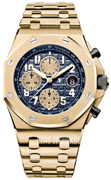 Audemars Piguet Royal Oak Offshore Niebieski/18 karatowe żółte złoto Ø42 mm 26470BA.OO.1000BA.01