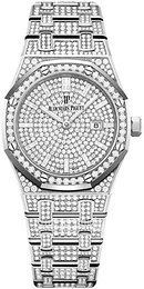 Audemars Piguet Royal Oak Srebrny/18 karatowe białe złoto Ø33 mm 67652BC.ZZ.1265BC.01