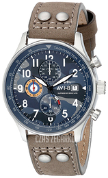 AVI-8 Hawker Hurricane Wielokolorowy/Skóra Ø42 mm AV-4011-08