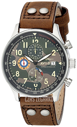 AVI-8 Hawker Hurricane Wielokolorowy/Skóra Ø42 mm AV-4011-09