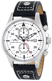 AVI-8 Hawker Hurricane Biały/Skóra Ø45 mm AV-4013-01
