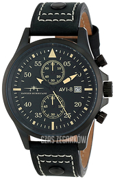 AVI-8 Hawker Hurricane Czarny/Skóra Ø45 mm AV-4013-04