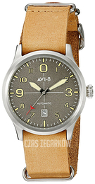 AVI-8 Flyboy Szary/Skóra Ø43 mm AV-4021-07