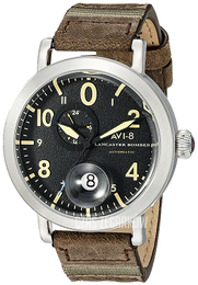 AVI-8 Lancaster Bomber Czarny/Skóra Ø48 mm AV-4038-01