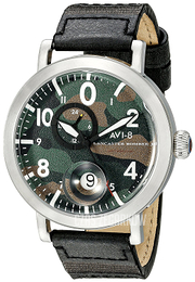 AVI-8 Lancaster Bomber Wielokolorowy/Skóra Ø48 mm AV-4038-04