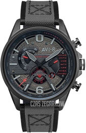 AVI-8 Hawker Harrier Ii Szary/Skóra Ø44 mm AV-4056-05