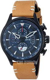 AVI-8 Hawker Hunter Niebieski/Skóra Ø45 mm AV-4064-01