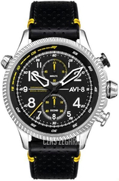 AVI-8 Hawker Hunter Czarny/Skóra Ø44 mm AV-4080-01