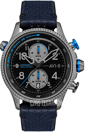 AVI-8 Hawker Hunter Czarny/Skóra Ø44 mm AV-4080-02