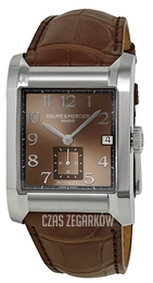 Baume & Mercier Hampton Brązowy/Skóra 45x32.3 mm MOA10028