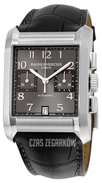 Baume & Mercier Hampton Czarny/Skóra 48.4x34.3 mm MOA10030