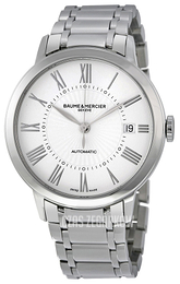 Baume & Mercier Classima Biały/Stal Ø36.5 mm 10220