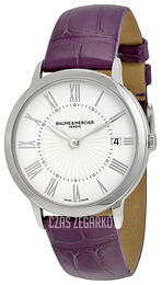 Baume & Mercier Classima Biały/Skóra Ø36.5 mm 10224