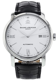 Baume & Mercier Classima Executives Biały/Skóra Ø42 mm M0A08592