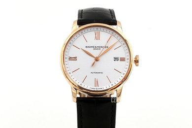 Baume & Mercier Classima Biały/Skóra Ø39 mm M0A10271