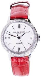 Baume & Mercier Classima Biały/Skóra Ø31 mm M0A10546