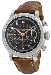 Baume & Mercier CAPELAND Czarny/Skóra Ø44 mm MOA10068